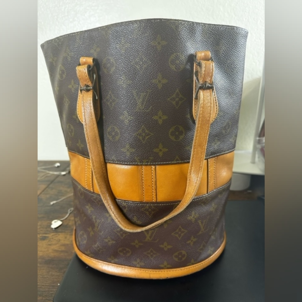 Coming Soon!  Vintage Marais Louis Vuitton Bucket Bag.